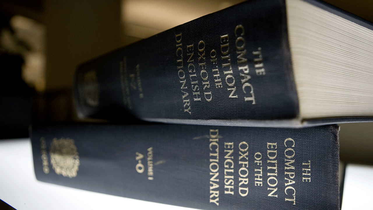 Oxford Dictionary stack