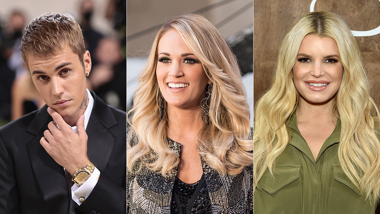 Justin Bieber, Carrie Underwood, Jessica Simpson among stars who saved themselves for marriage. (Getty Images)