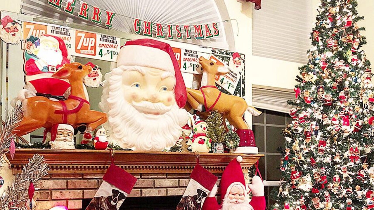 Missouri woman keeps $10K worth of Christmas decorations displayed in a 'Santa Room' all year round
