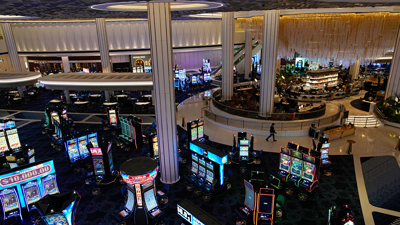 Casino section of Fontainebleu