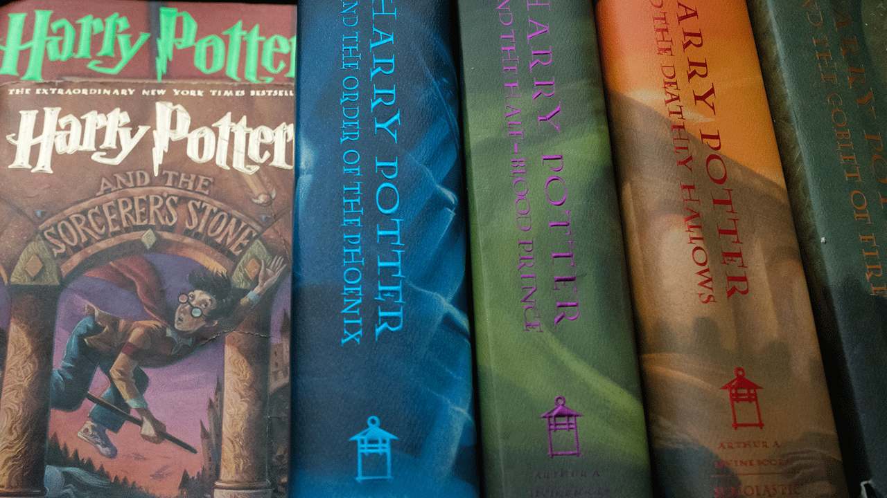 "Harry Potter" coleção de livros