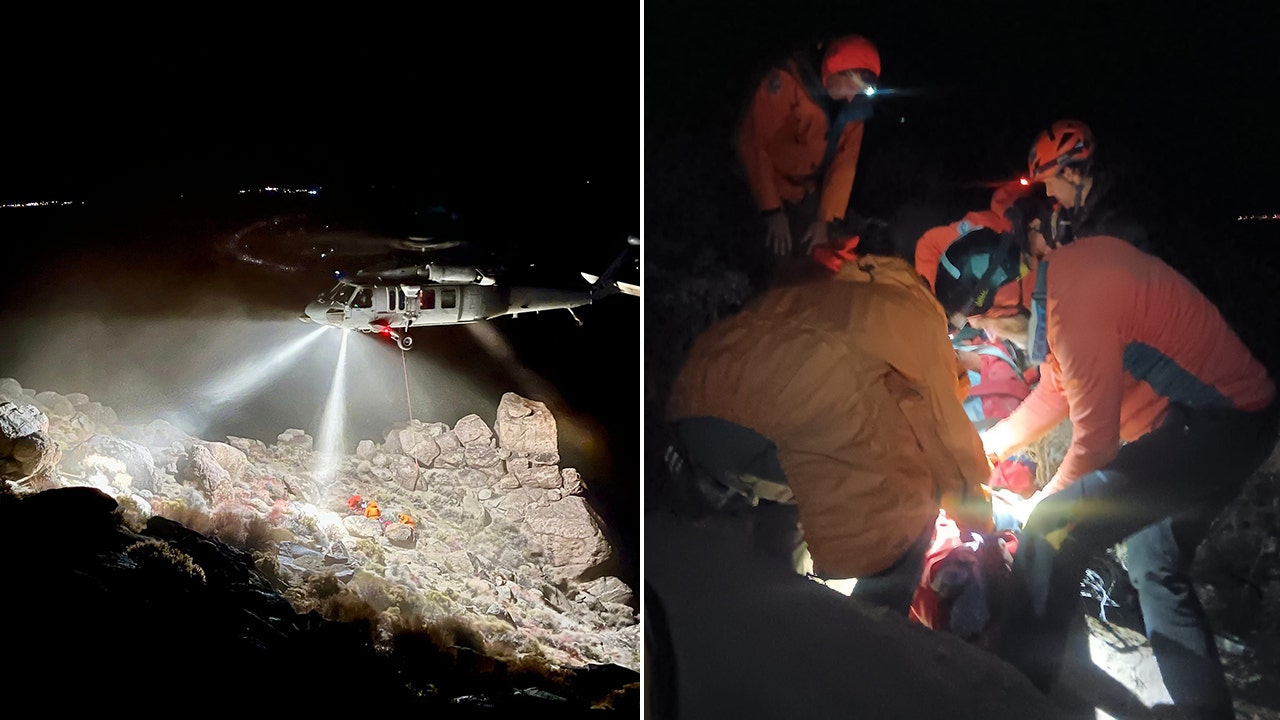 News :California hiker pinned under boulder weighing at least 6,000 pounds rescued after 7 hours