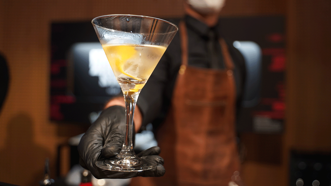 The James Bond martini 