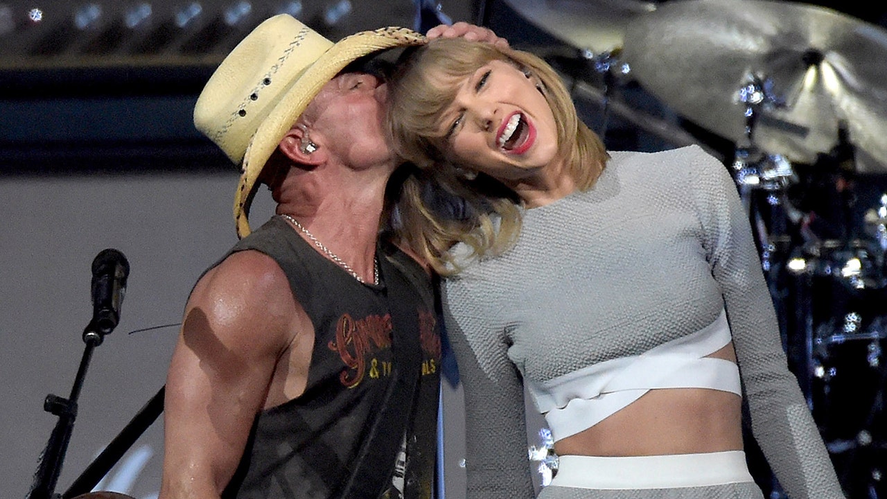 Taylor Swift celebrated by Kenny Chesney after she credited him for helping start her career: 'So proud'