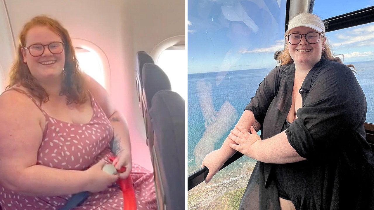 Kirsty Leanne has received hate online for posting travel tips on how to get a second plane seat for free. (Jam Press)