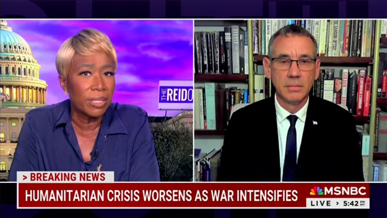 Israeli official shuts down Joy Reid grilling him on Gaza deaths: 'Be a little circumspect of those numbers'