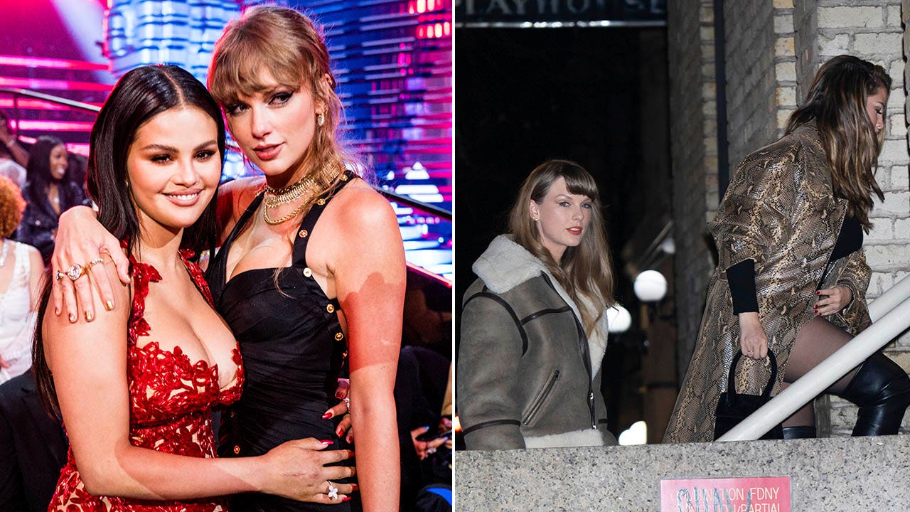 Taylor Swift and Selena Gomez step out for a girls' night in New York City