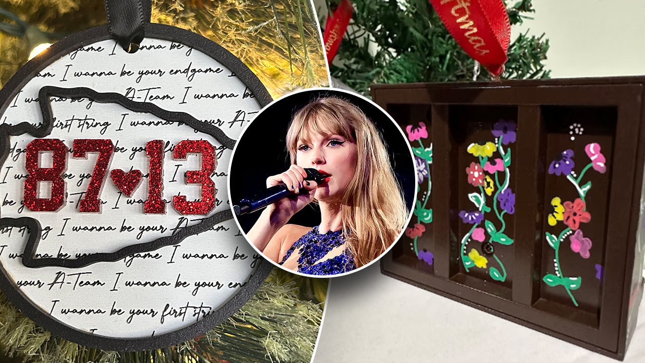 Taylor Swift ornaments from fans celebrate 2023, her year of Eras