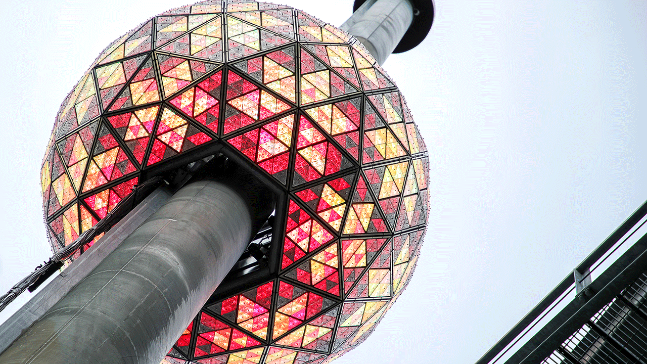 New Years Eve ball in Times Square