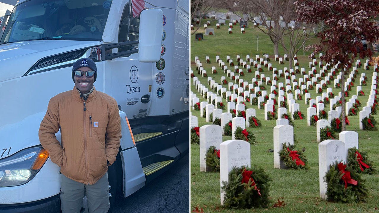 Wreaths Across America driver and National Guard member is 'honored' to take part in holiday mission