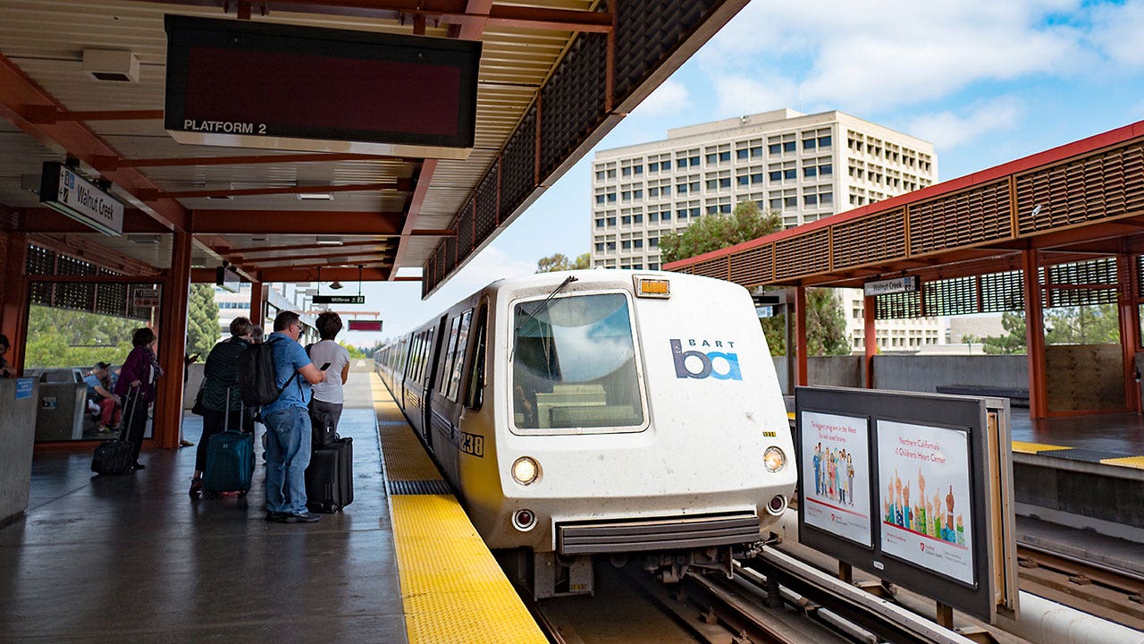 San Francisco train derails and catches fire, causing minor injuries and service disruptions