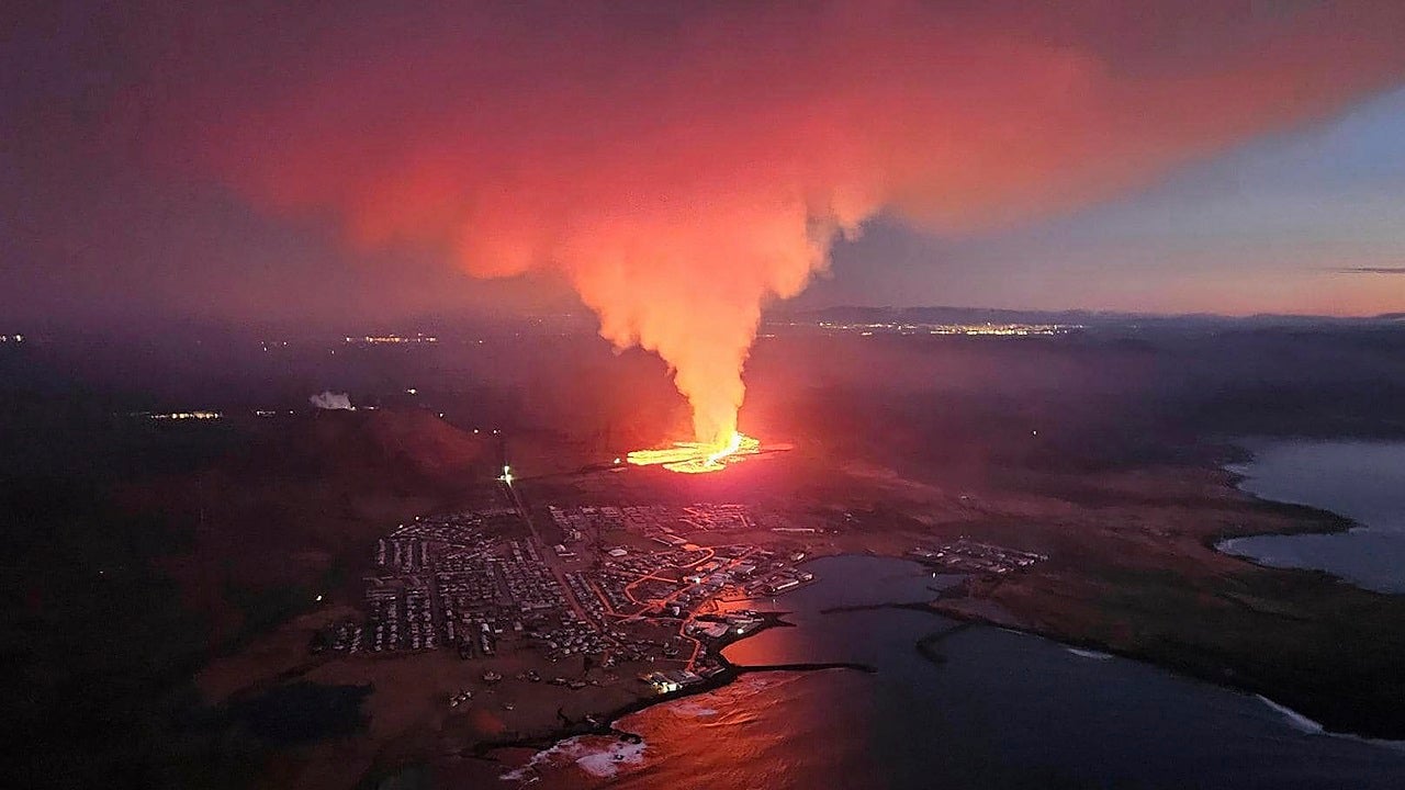 Iceland volcano eruption destroys homes as president says region entering 'a daunting period of upheaval'