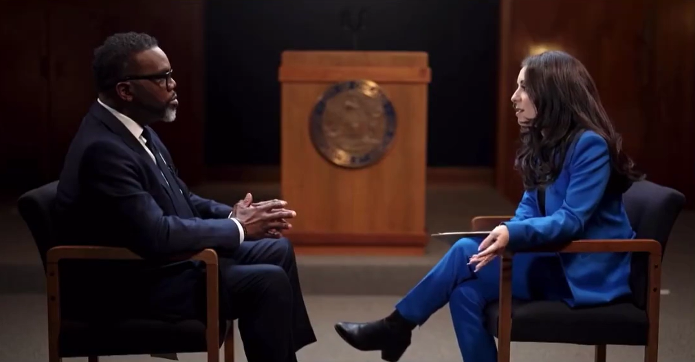 Mayor Johnson dodges questions in interview about whether he will raise taxes to address migrant crisis