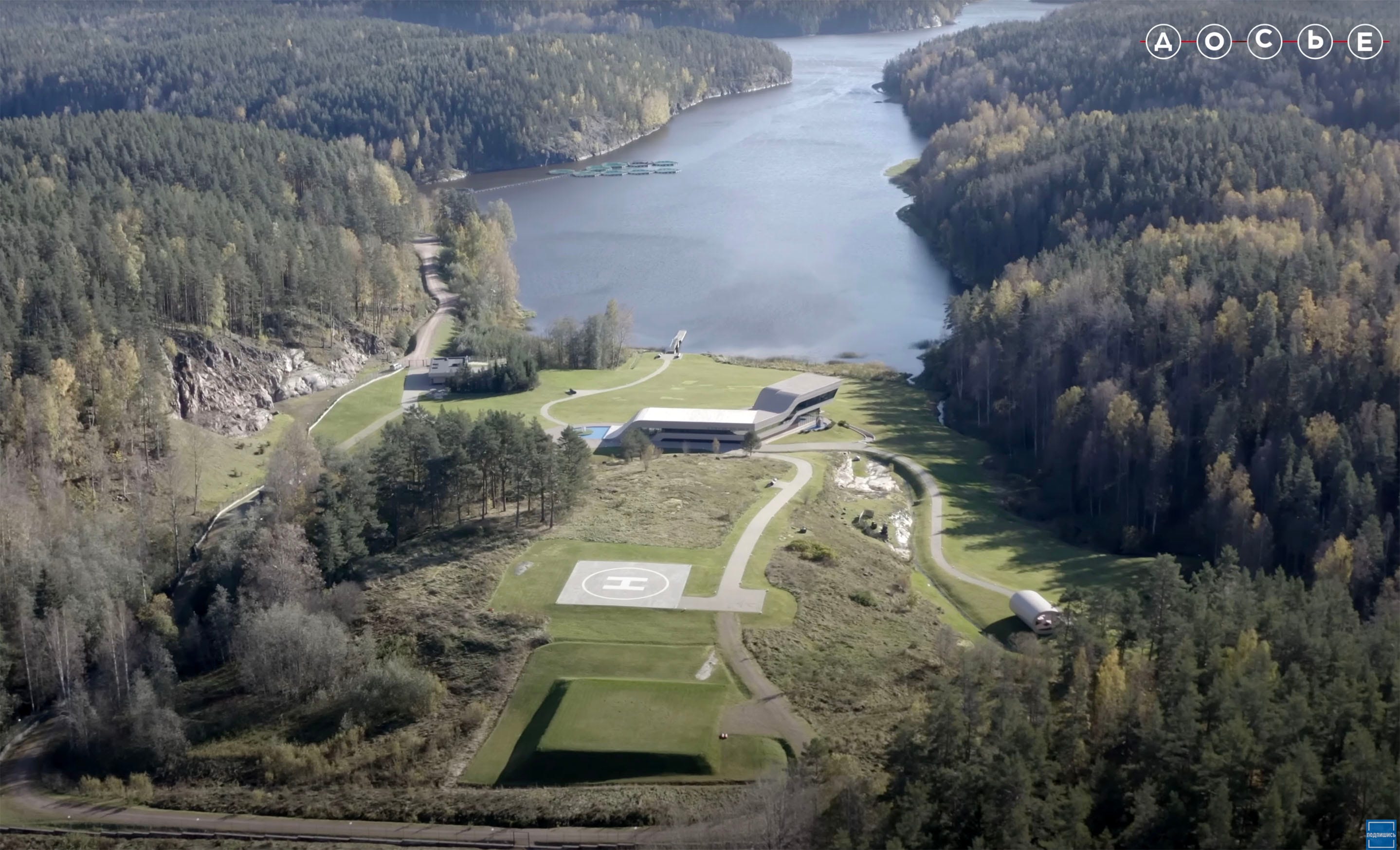 Putin's secret country compound revealed just 18 miles away from NATO ...