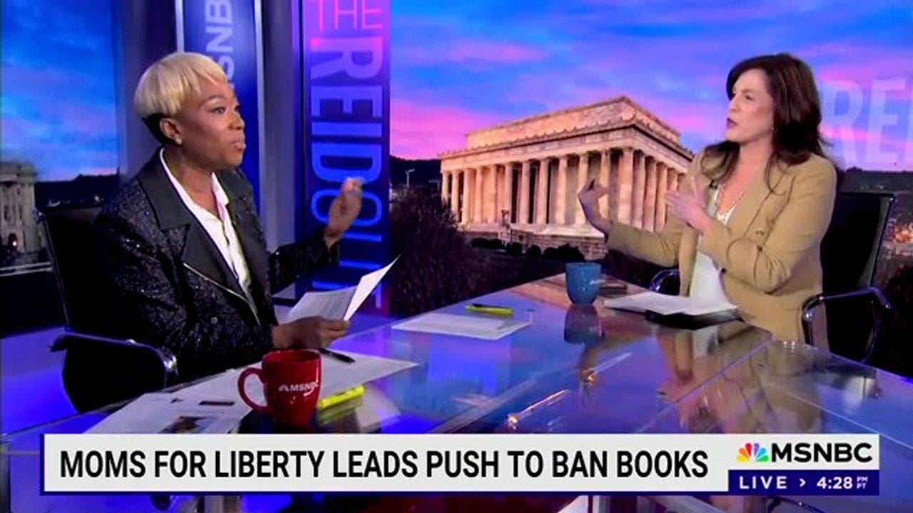 Msnbcs Joy Reid Moms For Libertys Tiffany Justice Battle Over School