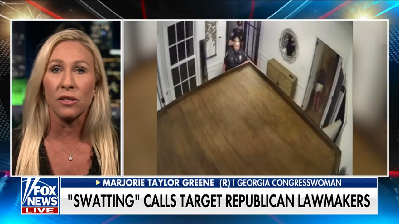 Marjorie Taylor Greene says she was 'swatted' for 8th time: 'It was terrifying'
