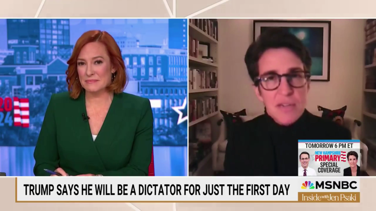 MSNBC's Rachel Maddow predicts country doomed if Trump wins again: 'That's the end of politics'