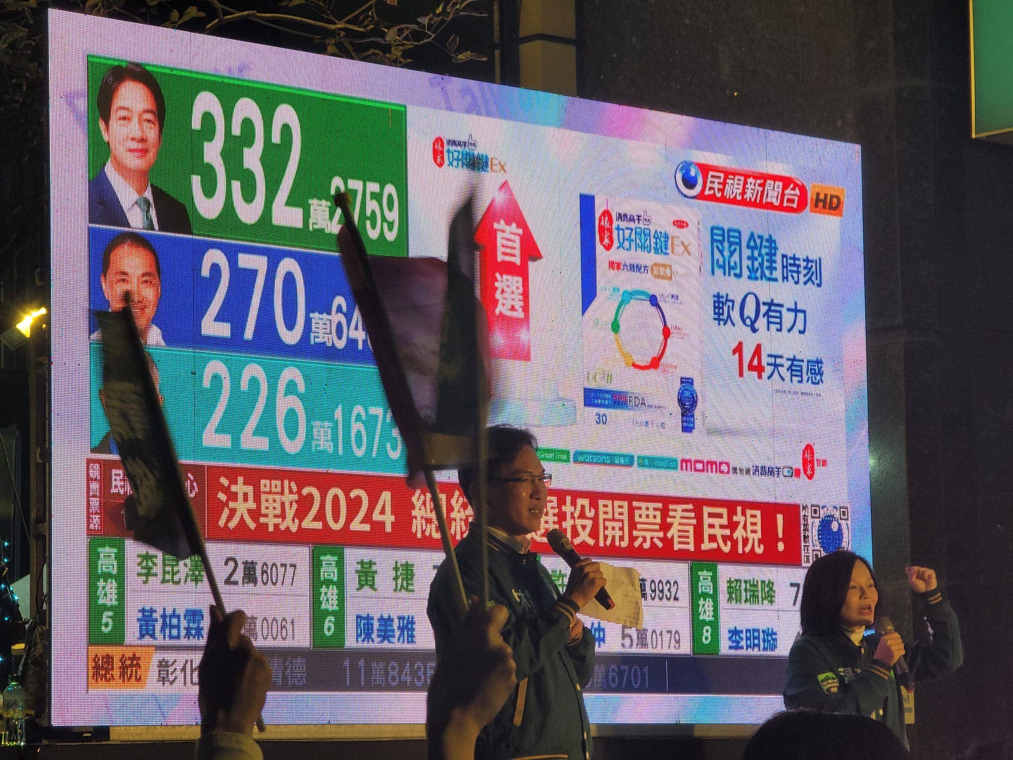 Taiwan Election Ruling Party Candidate Wins Tightly Contested