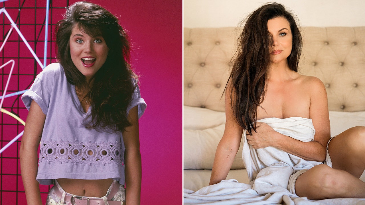 'Saved by the Bell' star Tiffani Thiessen celebrates 50 by stripping down