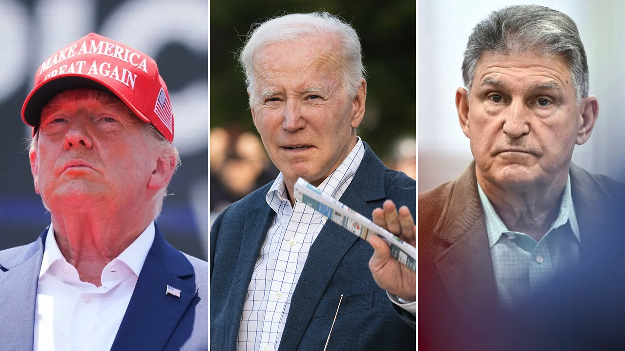 Manchin 'absolutely' can see himself as president, thinks Biden health or Trump conviction could give opening