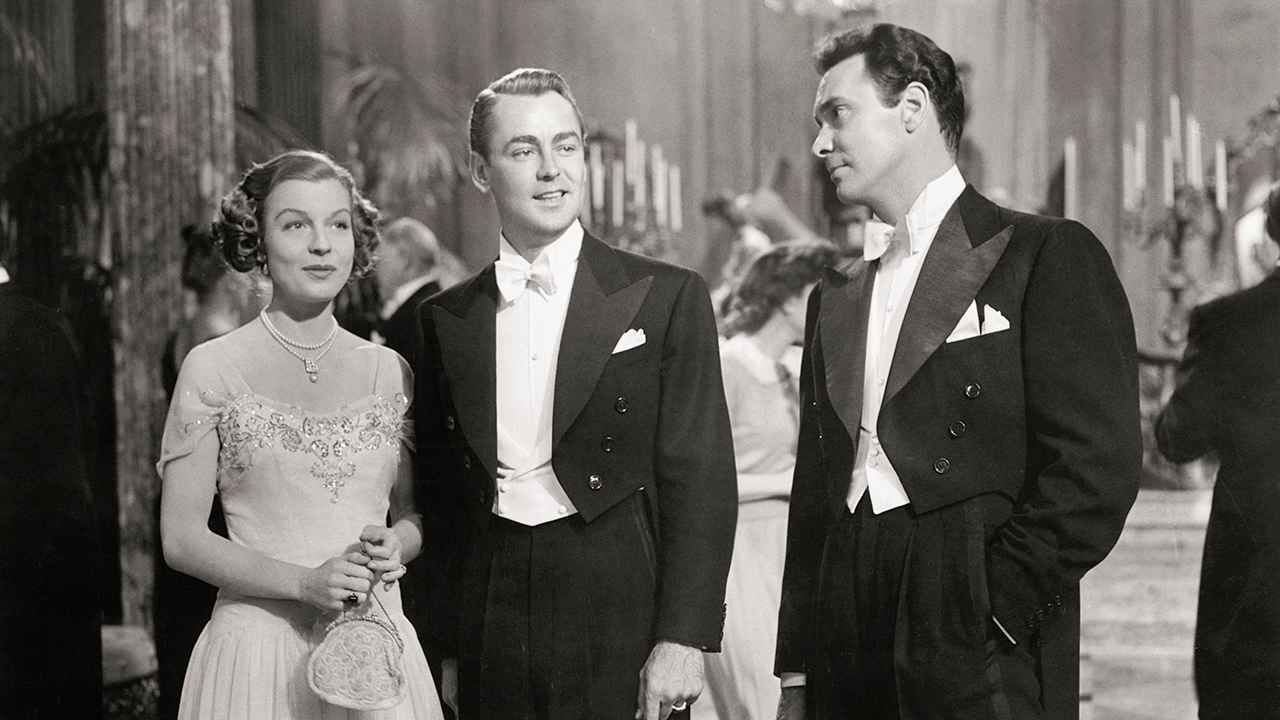 Alan Ladd e Barry Sullivan em "O Grande Gatsby" 1949