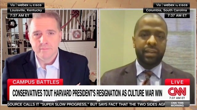 CNN pundits clash over Harvard's Gay: 'Right-wing conservative males attacking another Black woman'