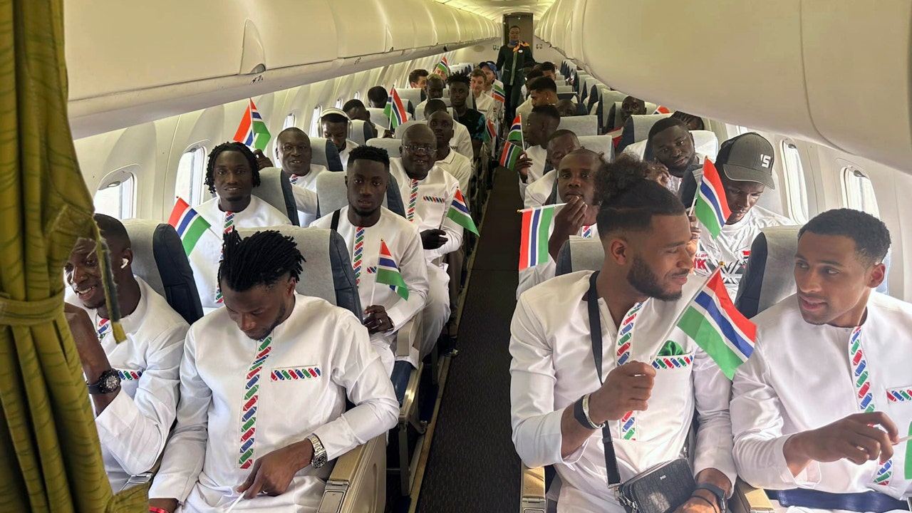 Gambia’s soccer team makes emergency landing after plane loses oxygen