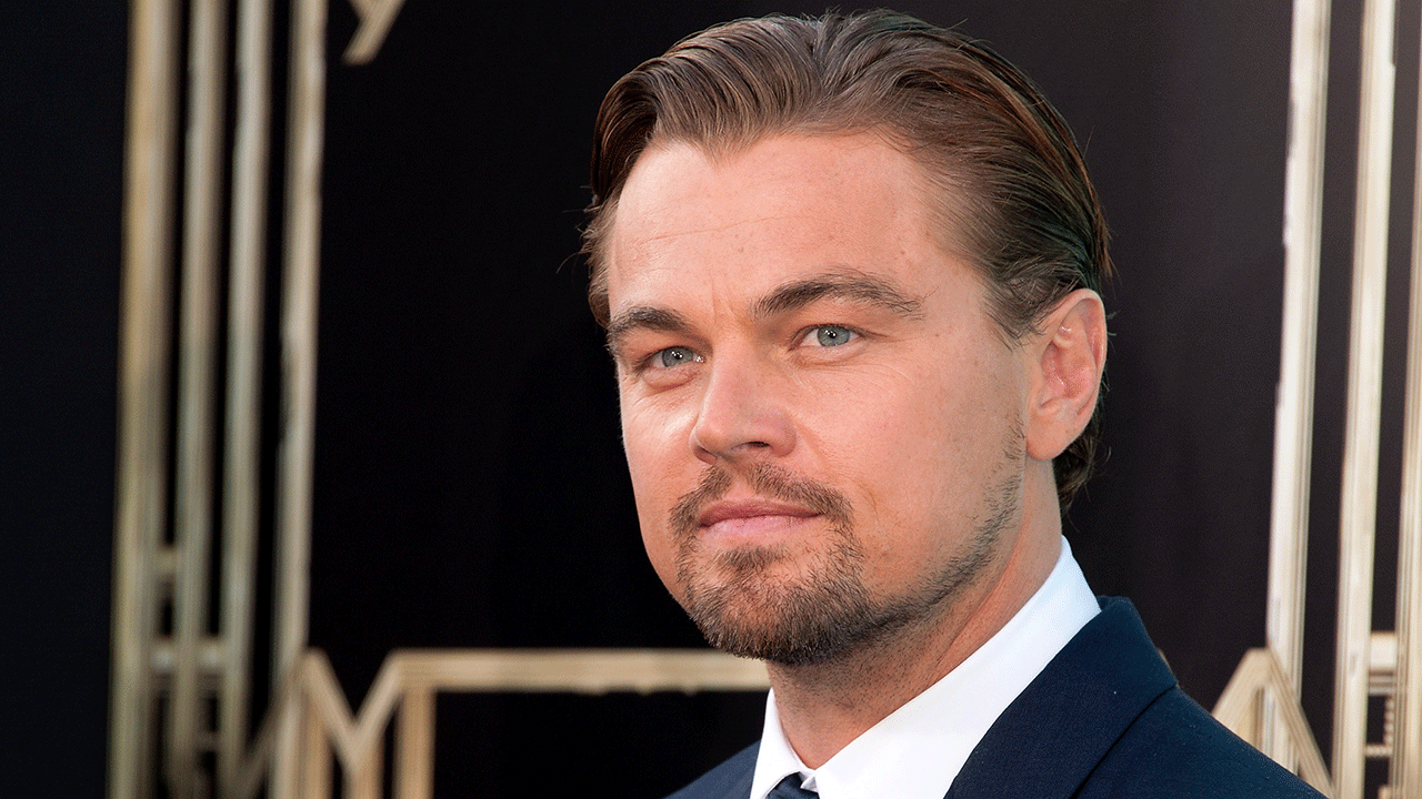 Leonardo DiCaprio em "O Grande Gatsby" pré estreia