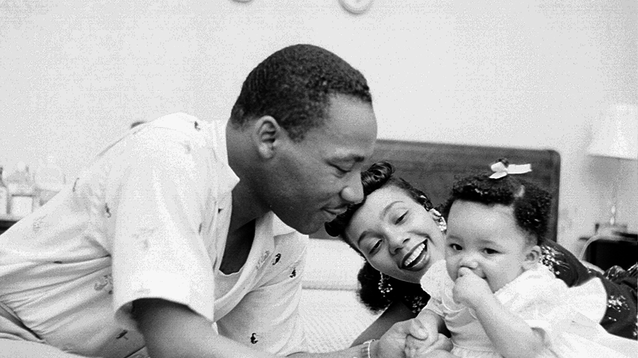 Martin Luther King Jr. and family