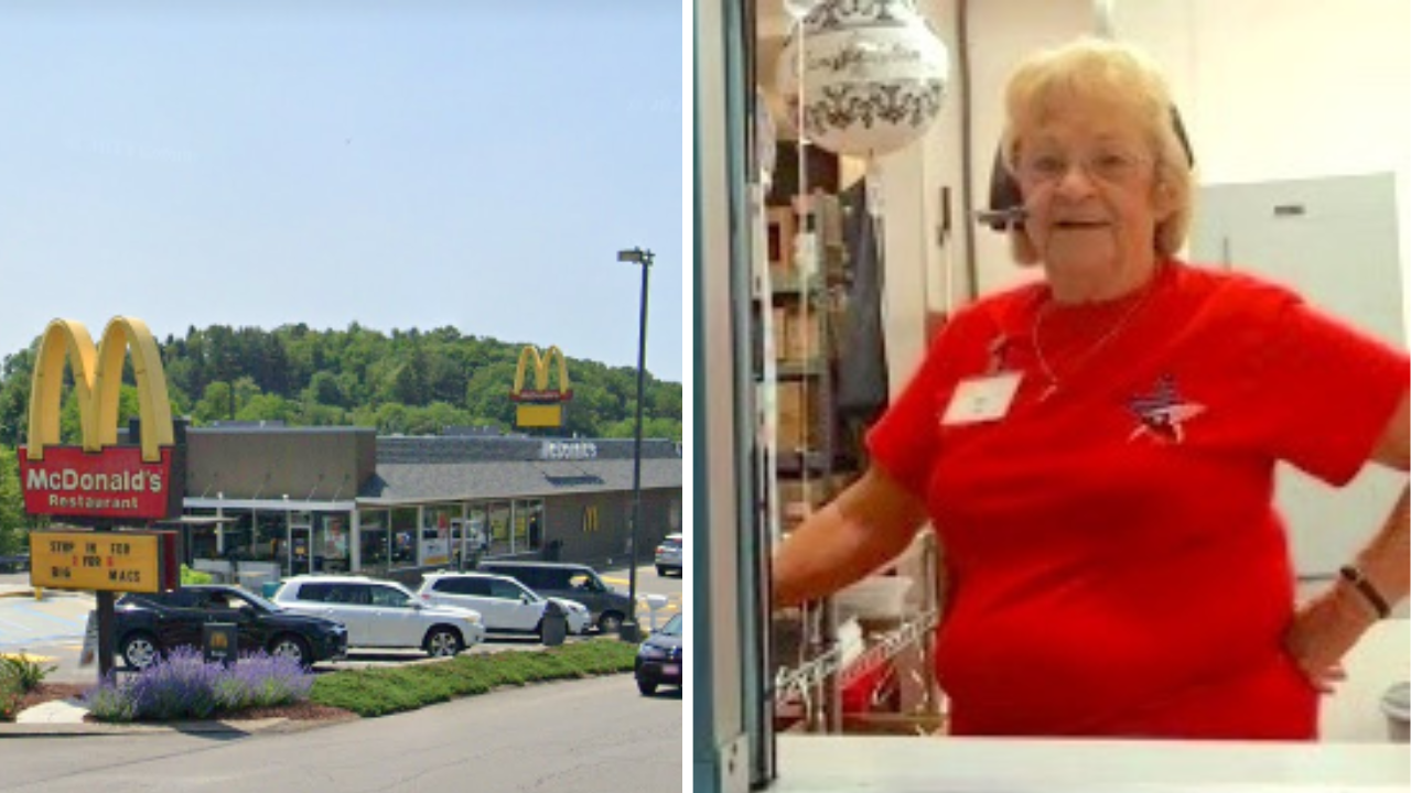 Dot Sharp, 84, started working at a Gibsonia, Pennsylvania, McDonald's restaurant in 1978. (McDonald's of Gibsonia)