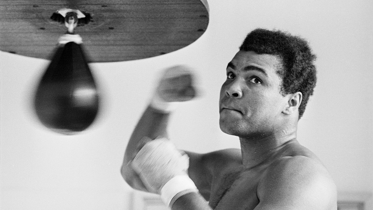 Muhammad Ali praticando