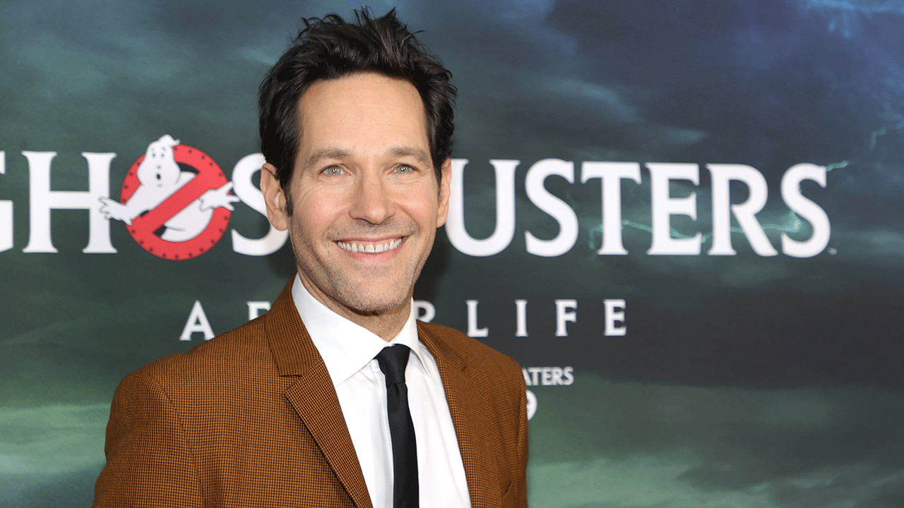 Paul Rudd at "Ghostbusters: Afterlife" premiere