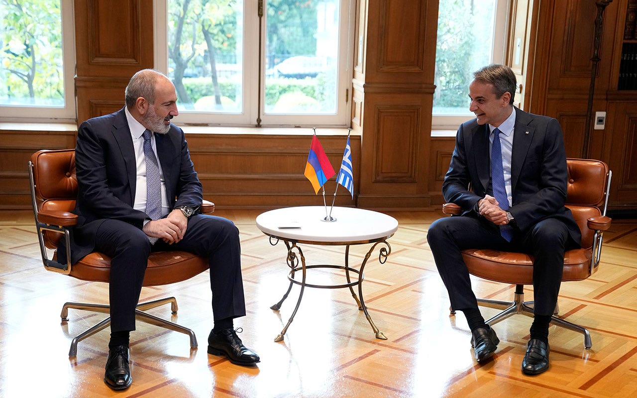 Read more about the article Greek leader seeks to help ally Armenia shift alliances westward