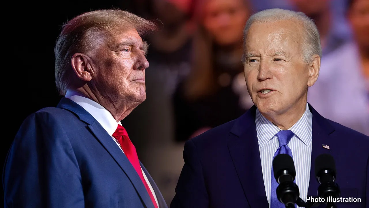 Former President Trump, left, and President Joe Biden (FOX News)