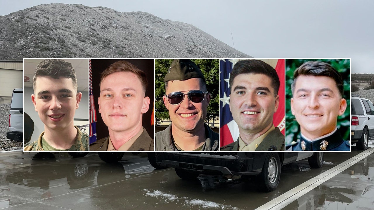 News :5 Marines killed in California helicopter crash are identified