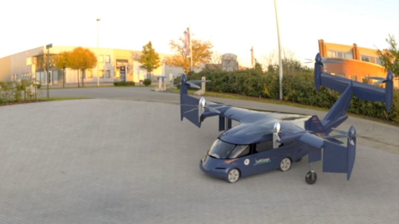 6 this detachable van is actually able to fly and hit the roads
