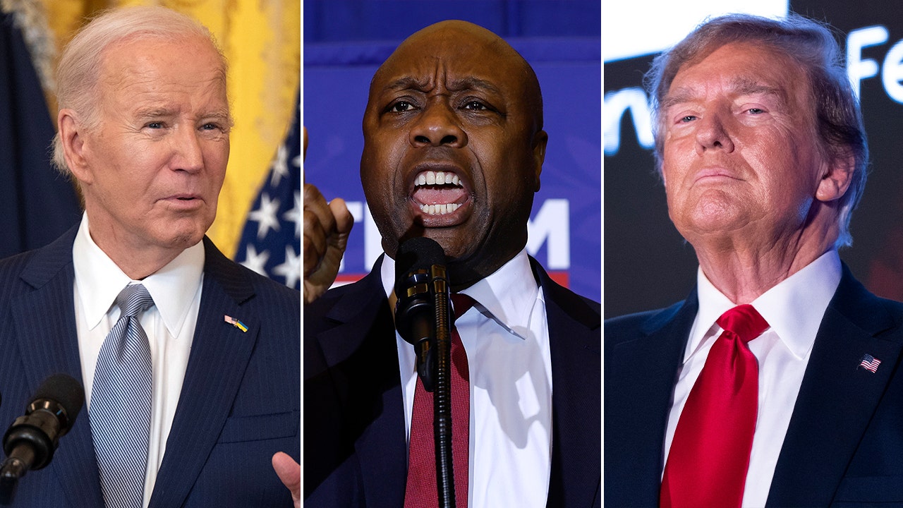 Tim Scott rips 'two-tiered standard' between treatment of Trump, Biden on border executive action: video