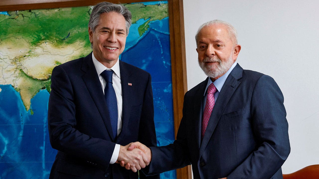 Secretary of State Blinken meets with Brazil's president after incendiary Gaza comments