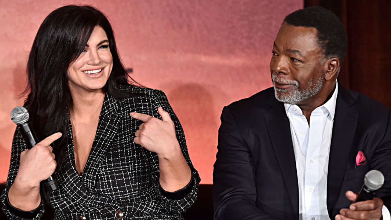 Image for article Gina Carano offers moving tribute to late Carl Weathers, says he called after her firing from Star Wars  Fox News
