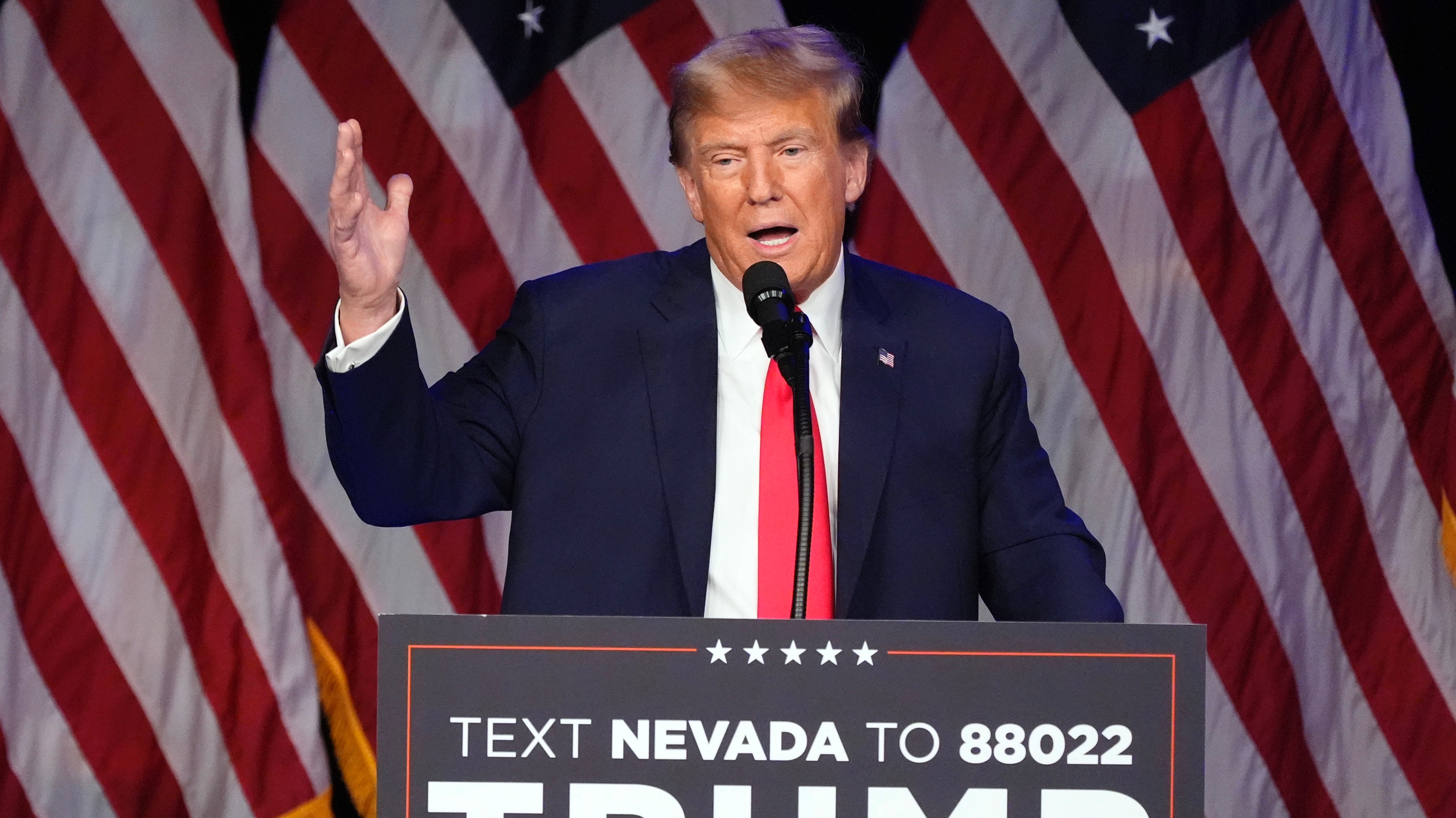 Donald Trump Wins Nevada Republican Caucus for Third Straight State Victory; Nikki Haley Finishes Behind 'None of These Candidates' Option in Primary Election