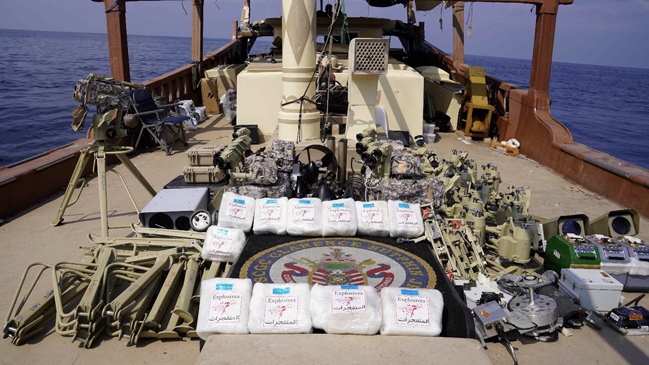 U.S. forces strike Yemen’s Houthis, seize Iranian weapons shipment