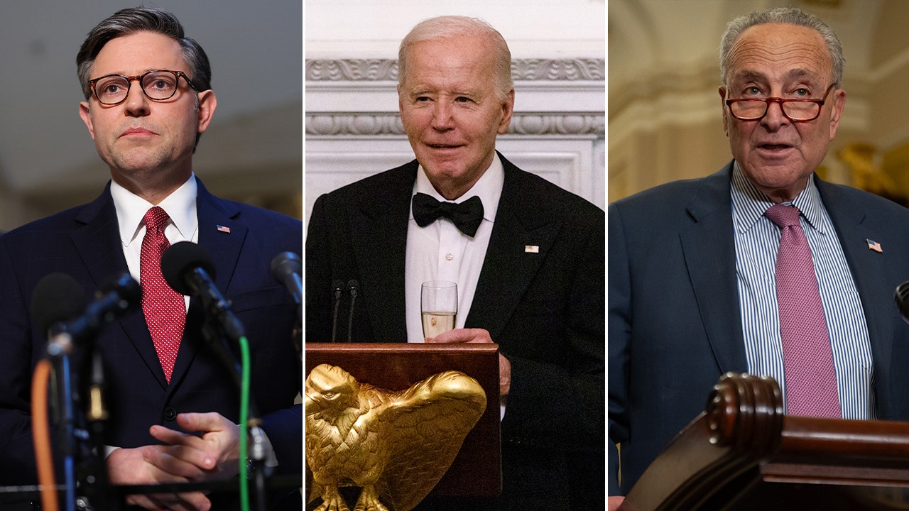 Read more about the article Biden calls Johnson, Schumer for White House meeting as congressional chaos stirs government shutdown fears