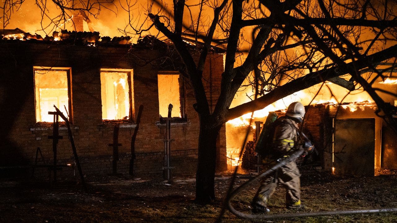 Three children among seven dead in Russian drone attack on Ukrainian gas station