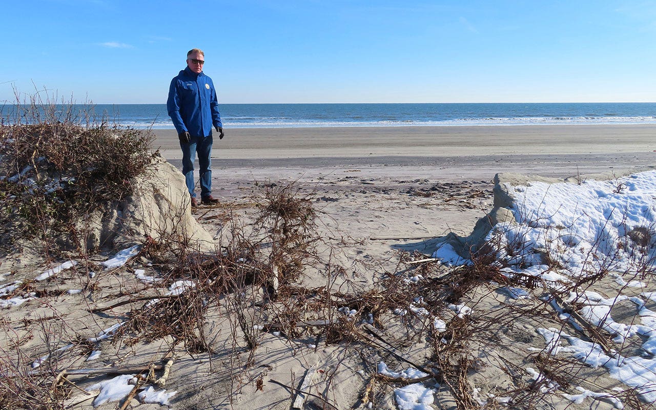 News :New Jersey denies beach town’s request to build erosion protection structure