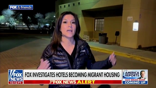 Staffers at unmarked building refuse to answer questions about housing migrants