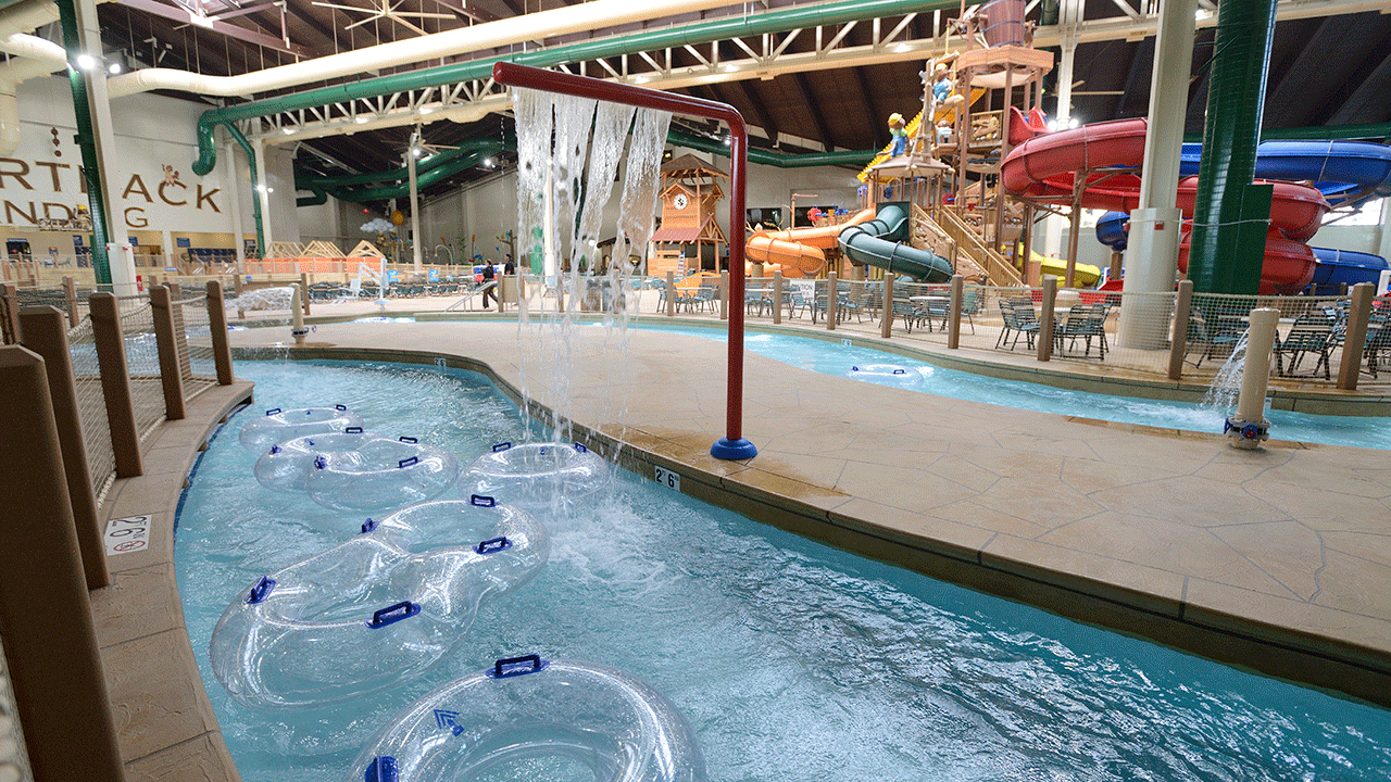 Inside the Great Wolf Lodge
