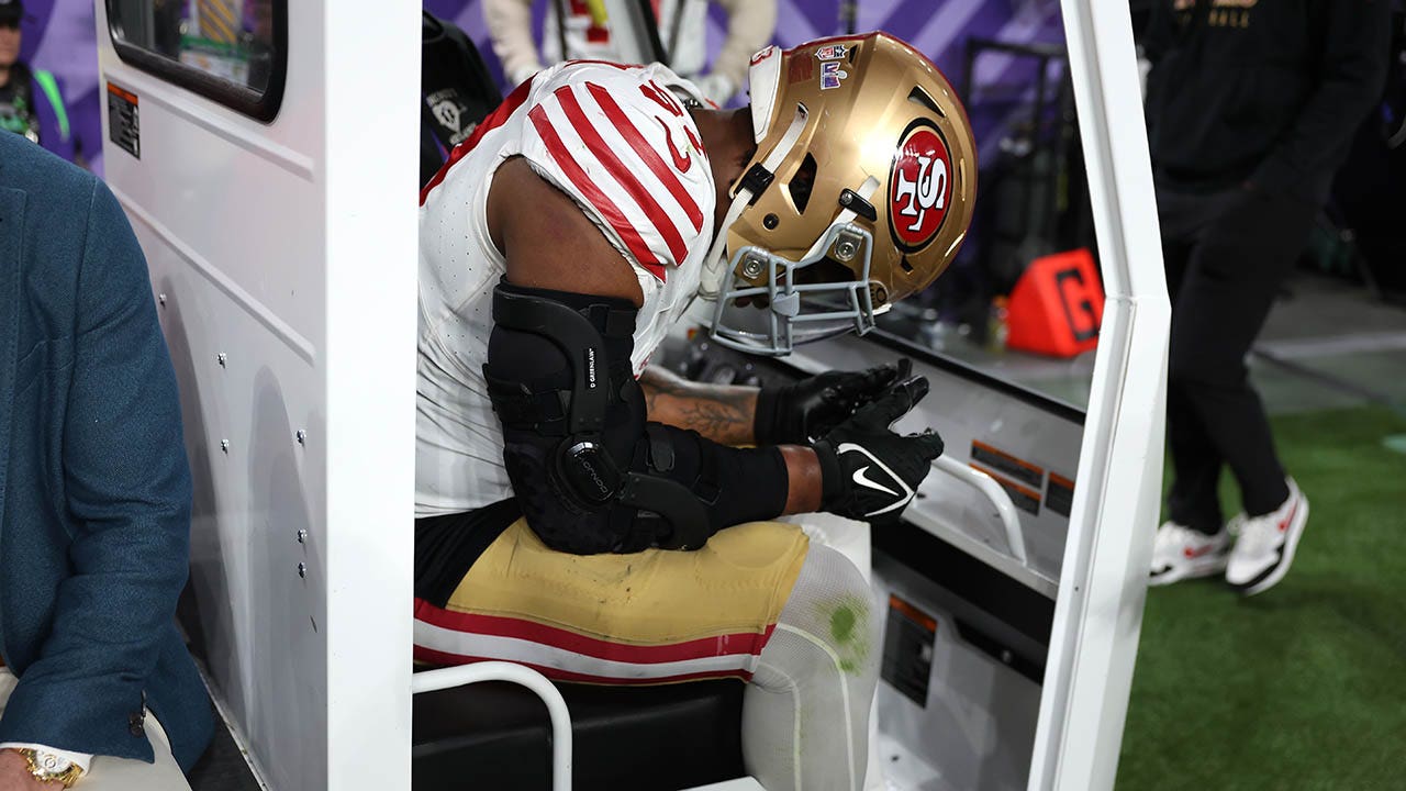 Read more about the article Mics catch reactions to 49ers star’s Achilles injury during Super Bowl