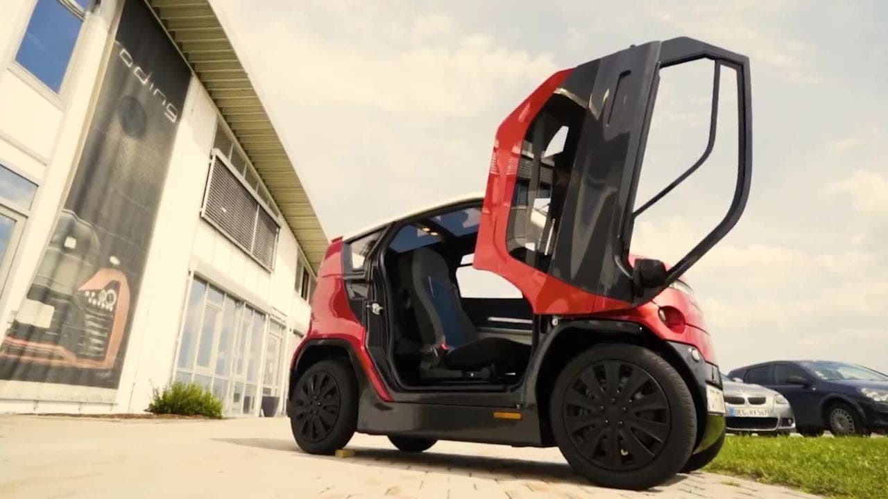 Get ready for a foldable electric car that makes parking a breeze