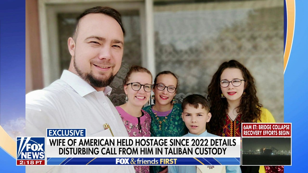 American nearing 600 days in Taliban captivity as wife pleads with Biden officials for help