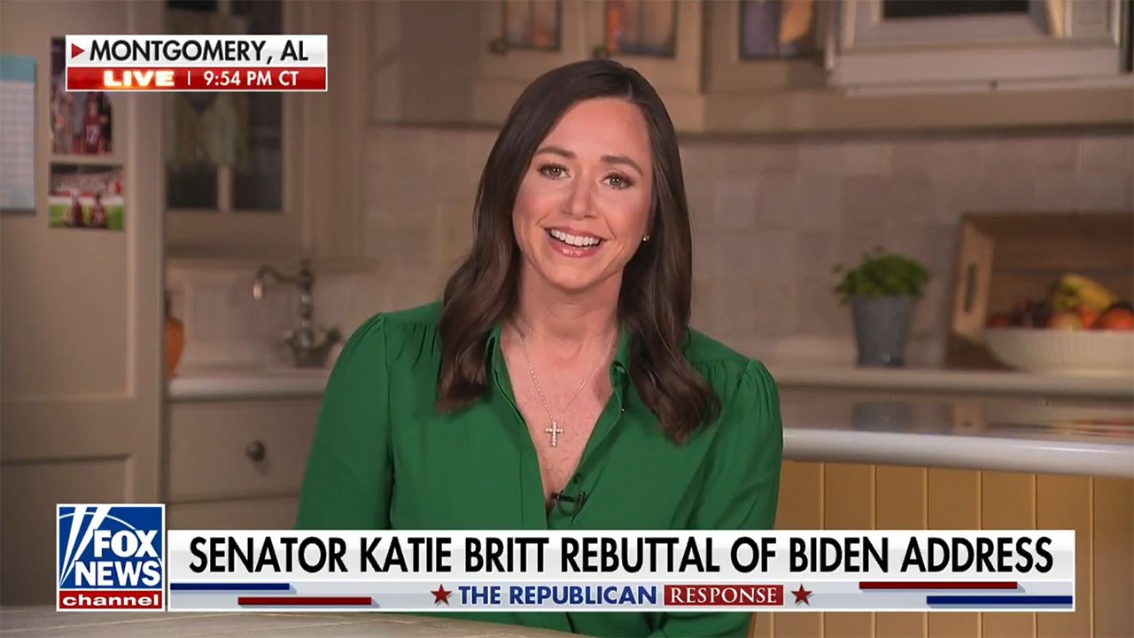 Read more about the article ‘BLESS YOUR HEART’: Rising Republican star Katie Britt shreds Biden on border, rising costs in SOTU rebuttal